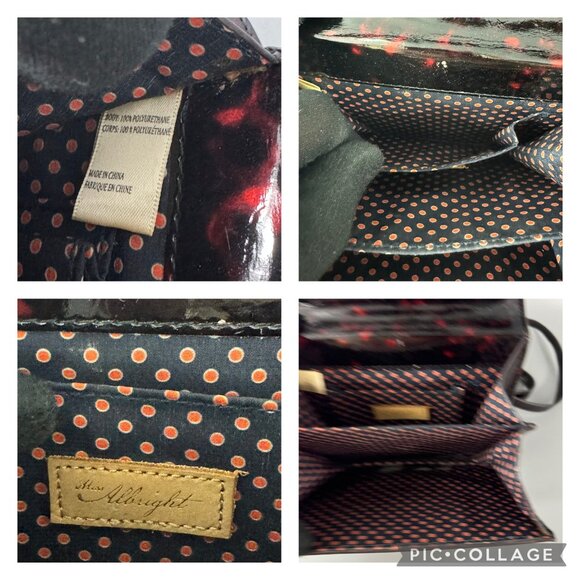 Miss Albright Anthro Tortoise Mini Satchel/Crossbody Bag - Picture 12 of 13